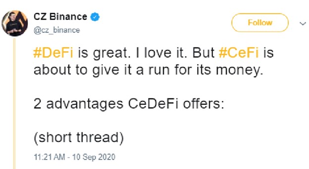 Changpeng Zhao, CEO si co-fondator al Binance