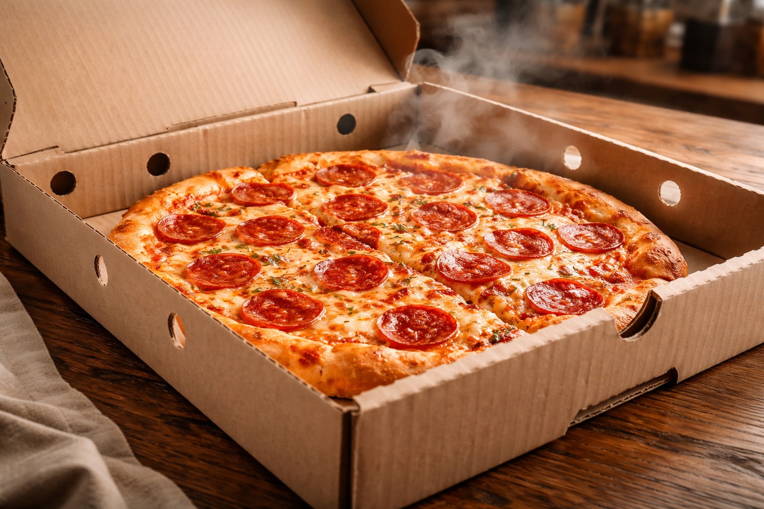 De ce au cutiile de pizza găuri de aerisire și când lipsa lor strică blatul?